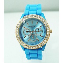 Diamante Watch with Gold Face