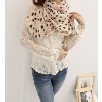 Summer Love Heart Pattern Designer Scarf